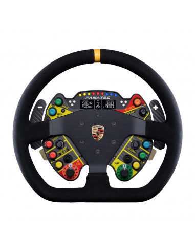 Podium Steering Wheel Porsche 911 GT3 R Suede